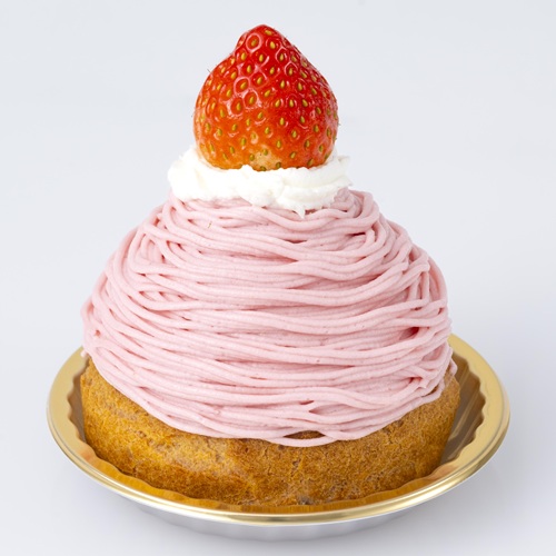 苺のモンブラン