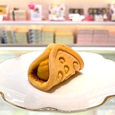 パンプキンカスタードクリームワッフル