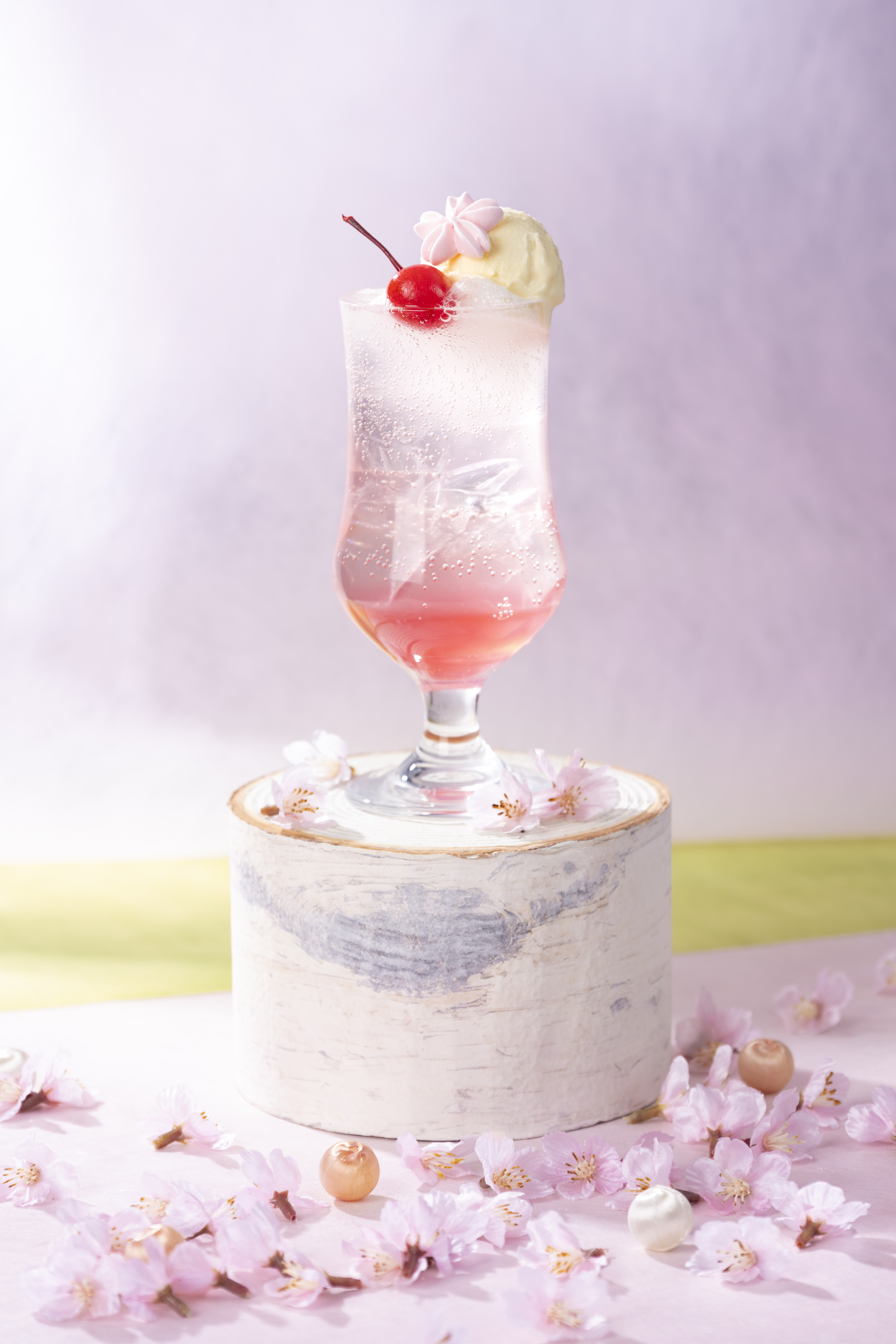 桜クリームソーダ