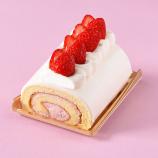苺のロールケーキ