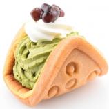 ワッフル　抹茶