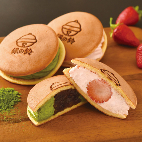 商品詳細 銀の鈴サンドパンケーキ 抹茶 あんこ 苺 原宿スイーツのコロンバン