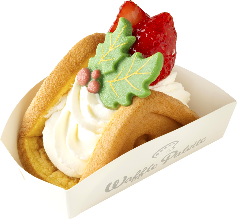 クリスマスワッフル いちご